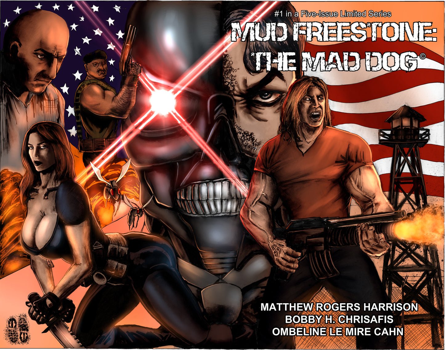 Mud Freestone: The Mad Dog / Comic Book issue #1 - Alternate Cover
